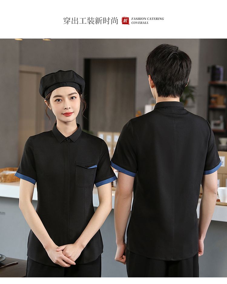 快餐服務中的工作服 短袖設計如何兼顧實用與品牌形象